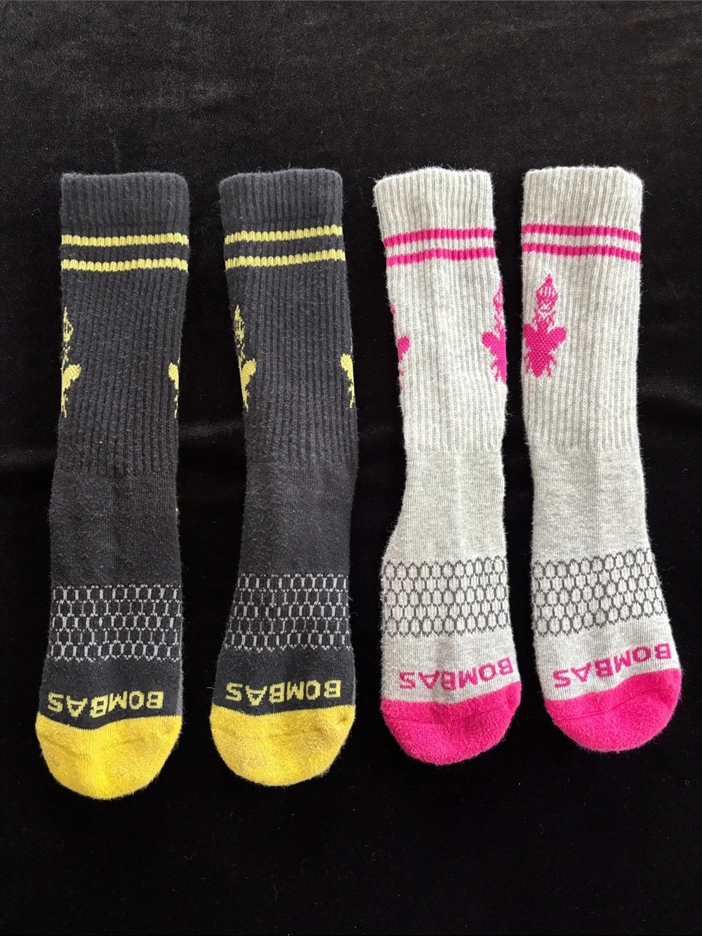 2 Pair of Bombas Performance Crew Socks